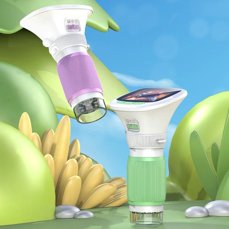 Barnmikroskop med HD-skärm 2.4" - Utforska naturen