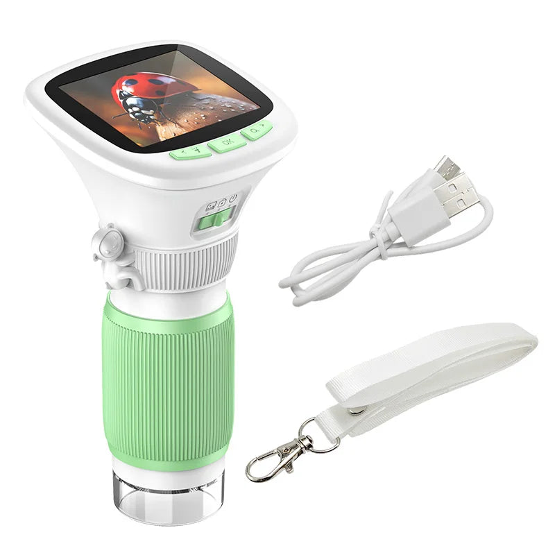 Barnmikroskop med HD-skärm 2.4" - Utforska naturen