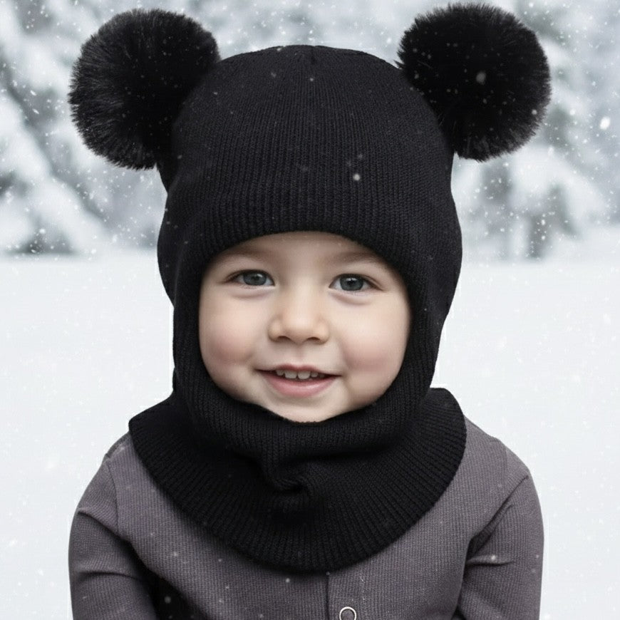 Fynora Barnmössa med Luva och Öron - 3-12 år